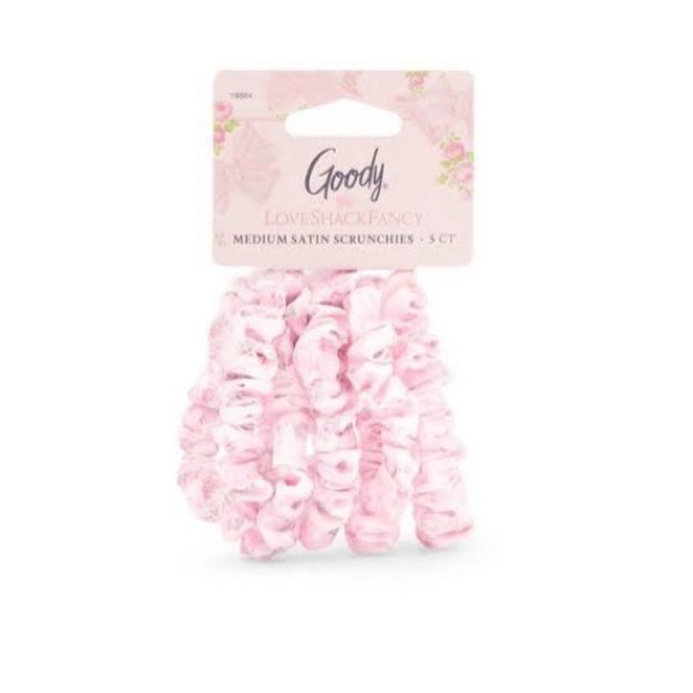 Goody x LoveShackFancy Medium Satin Scrunchies & Small Claw Clips Bundle - Picture 3 of 6